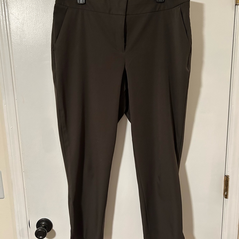 Worthington Olive Green Ankle Pants